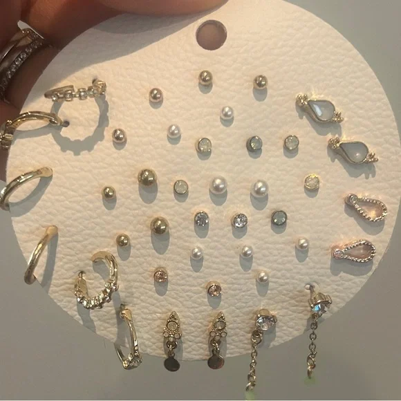 Free People Gold and Silver Earring Set - Picture 2 of 5